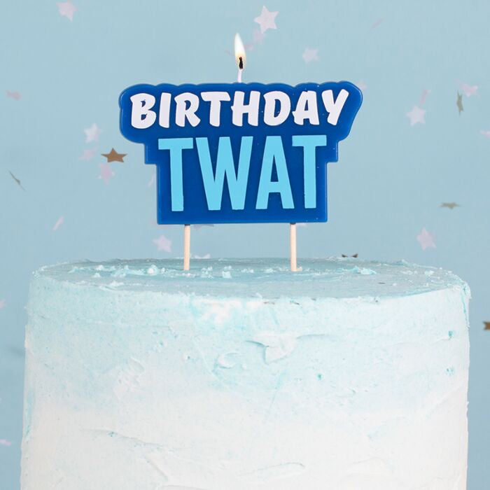 Birthday Twat Cake Candle