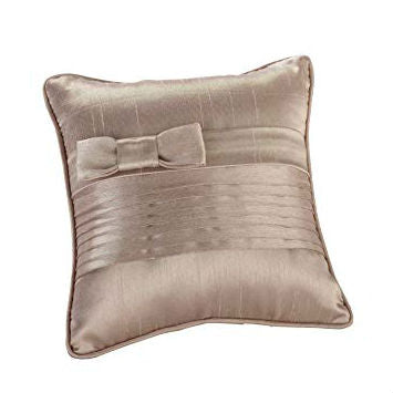 Taupe Pleated Pillow