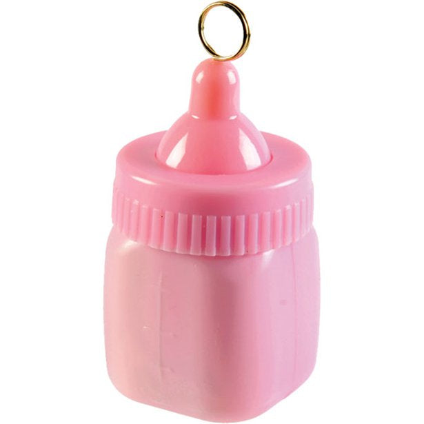 Balloon Weight - Baby Bottle Pink