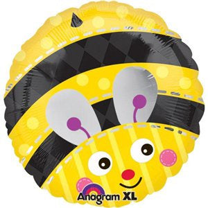Bumble-Bee Round Foil Balloon