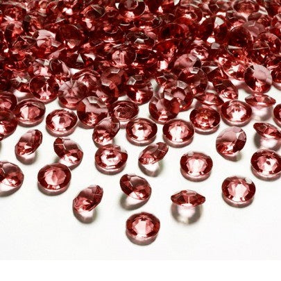 Diamond Confetti - Red - 100pk
