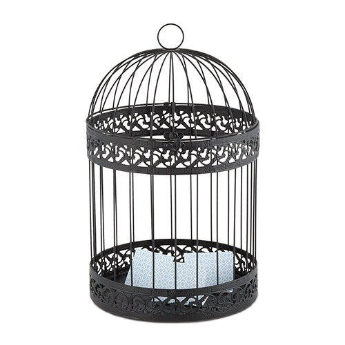 Personalised Bird Cage Design Wedding Guest Book - Any Colour Ribbon, Engagement