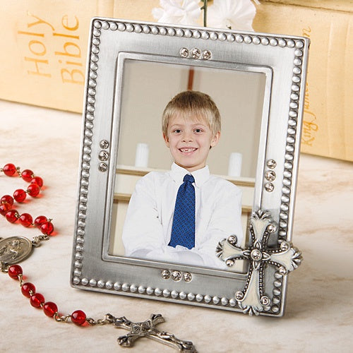 Cross Themed Frame — Bow & Ribbon