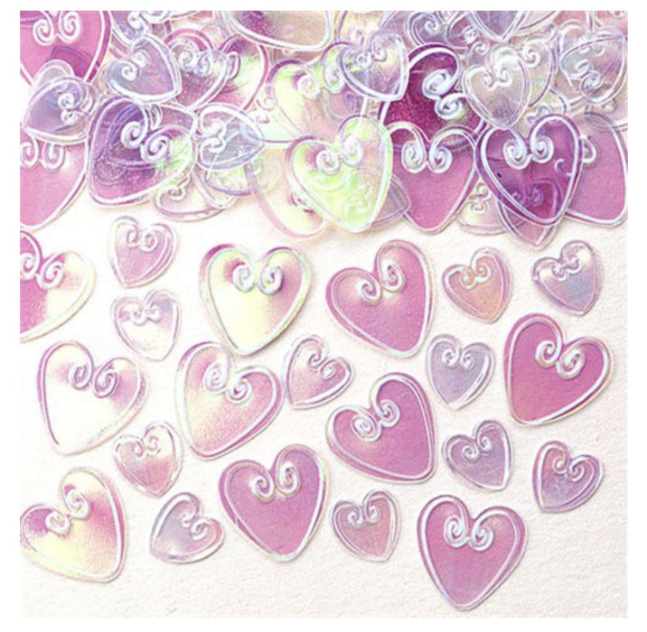Iridescent Loving Hearts Table/Invite Confetti - 14g
