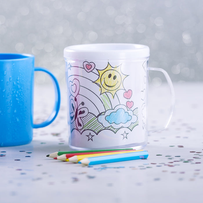 Colouring Mug Set