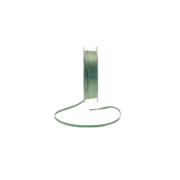 Satin Ribbon - 3mm - Moss Green