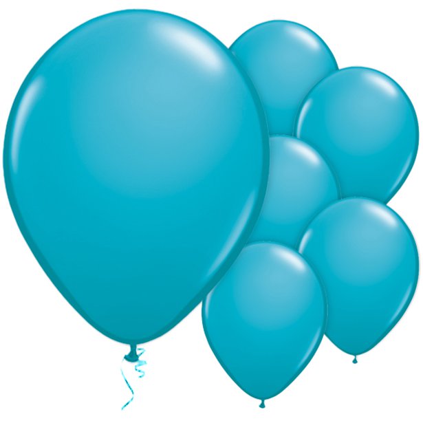 Balloon Latex Plain - Tropical Teal 11''