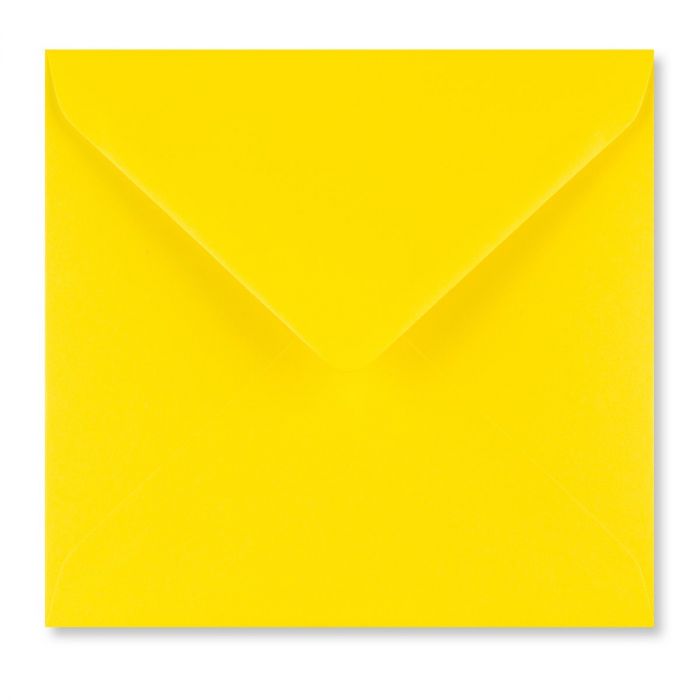 Envelope - Yellow Matte - 155x155mm