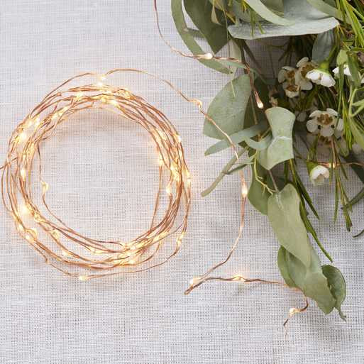 Rose Gold LED String Lights