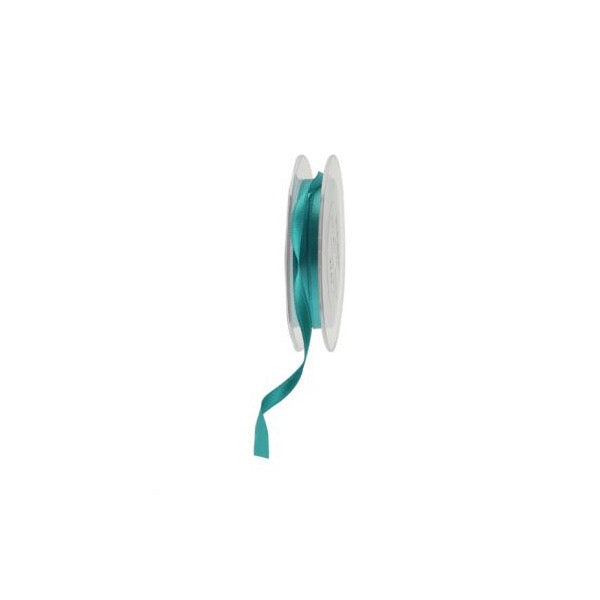 Satin Ribbon - 6mm - Teal Green