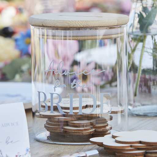 Advice For The Bride Message Jar