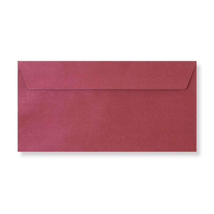 Envelope - Claret Textured Brocade - DL 110x220mm