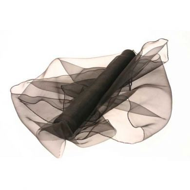 Organza Roll - Black - 40cm x 9m