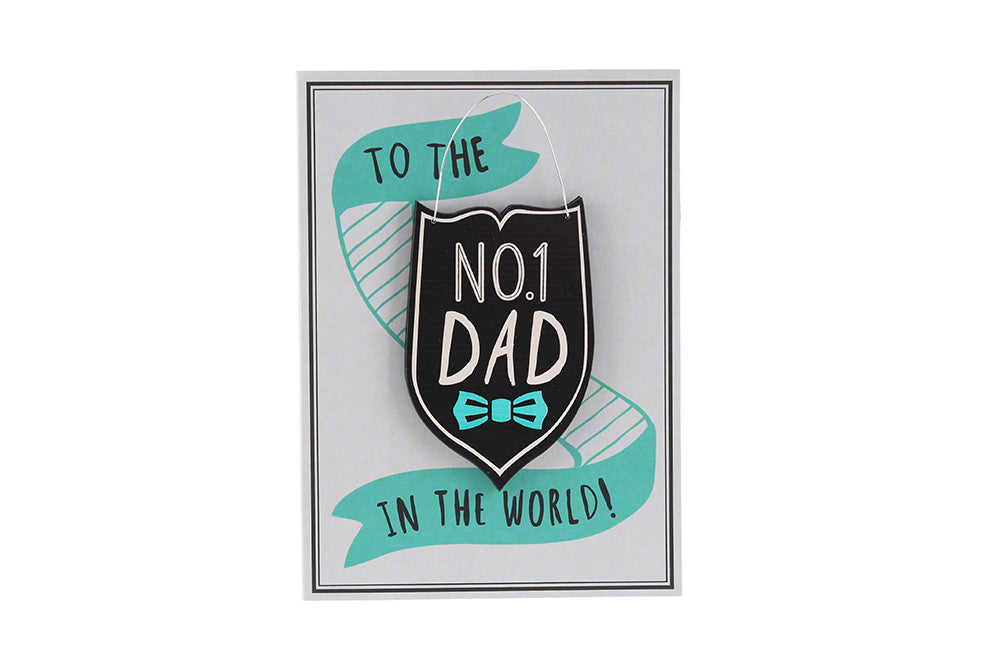 To The No.1 Dad In The World! Keepsake - Card