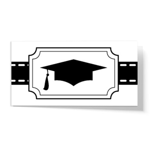 Tags Graduation Hat - Stitch Design