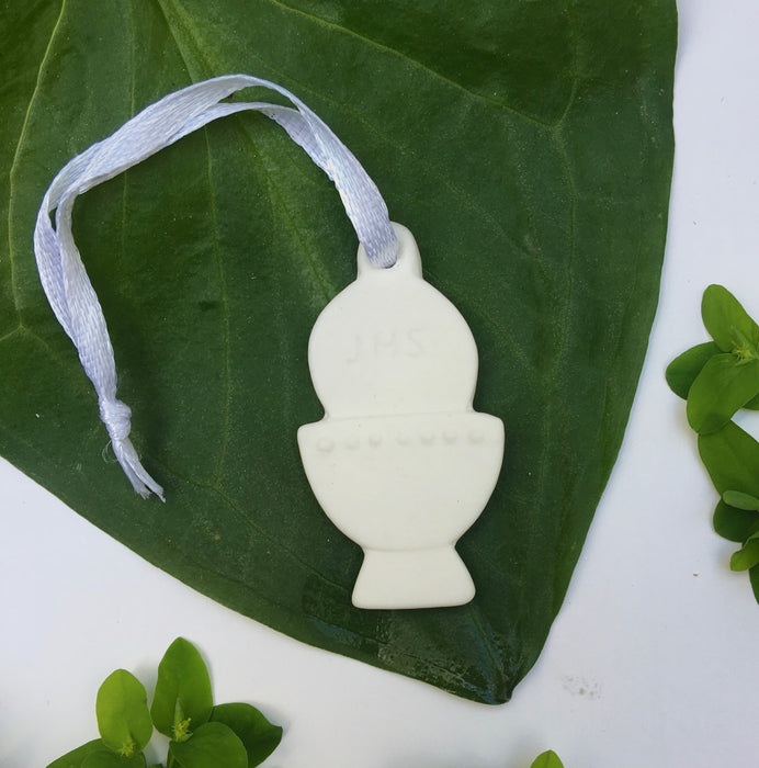 White Porcelain Chalice H: 44