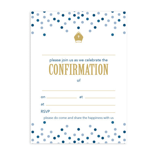 Invitation Fill-in - Confirmation Spots