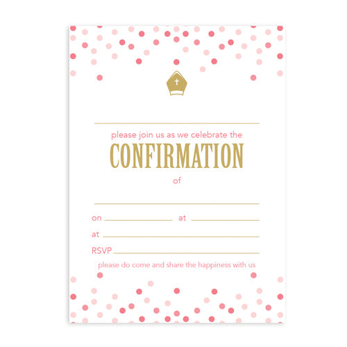 Invitation Fill-in - Confirmation Spots