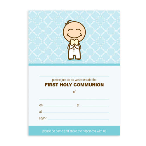 Invitation Fill-in - Holy Communion - Cartoon Design