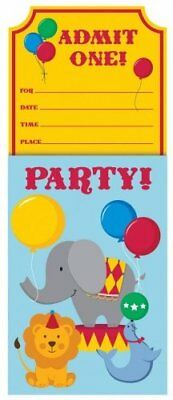 Circus Time Pop-Up Invite