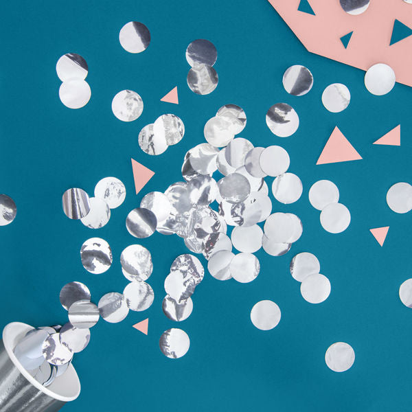 Table Confetti - Silver Dots - 15g