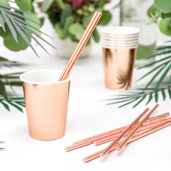 Party Cups - Rose Gold - 6pk