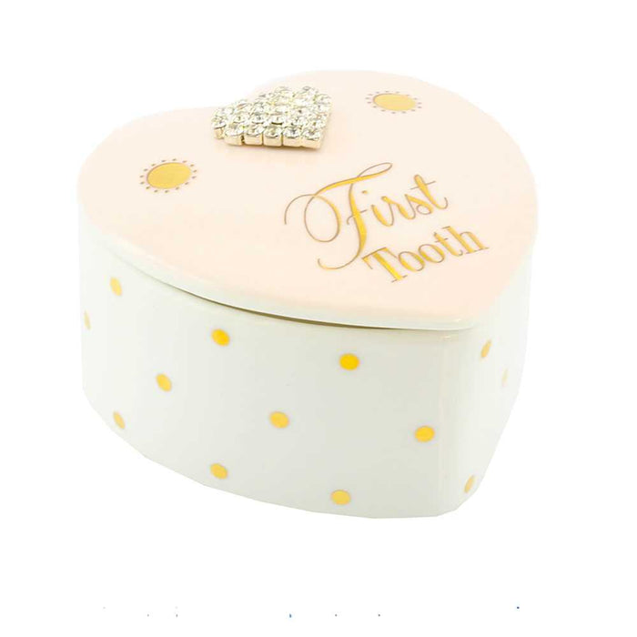 Mad Dots First Tooth - Trinket Box - Pink