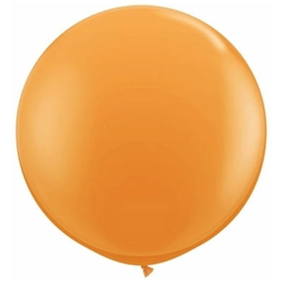 Large Latex Balloon - Juicy Orange 24" - 3pk