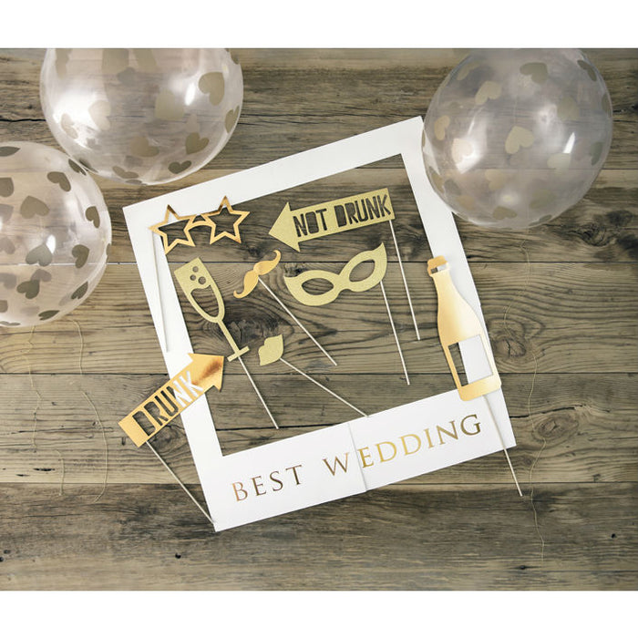 Selfie Photo Frame Kit - Best Wedding