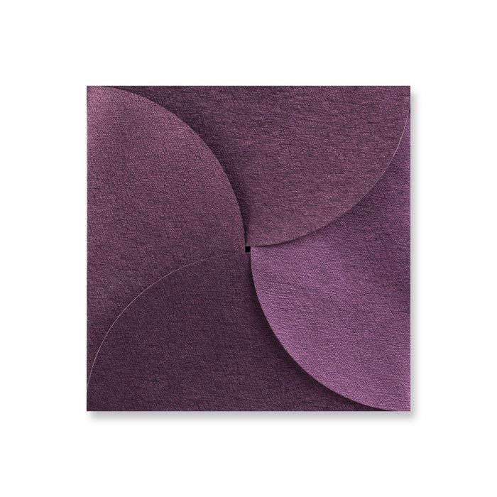 Envelope Pouchette - Amaranth Brocade - 145X145mm