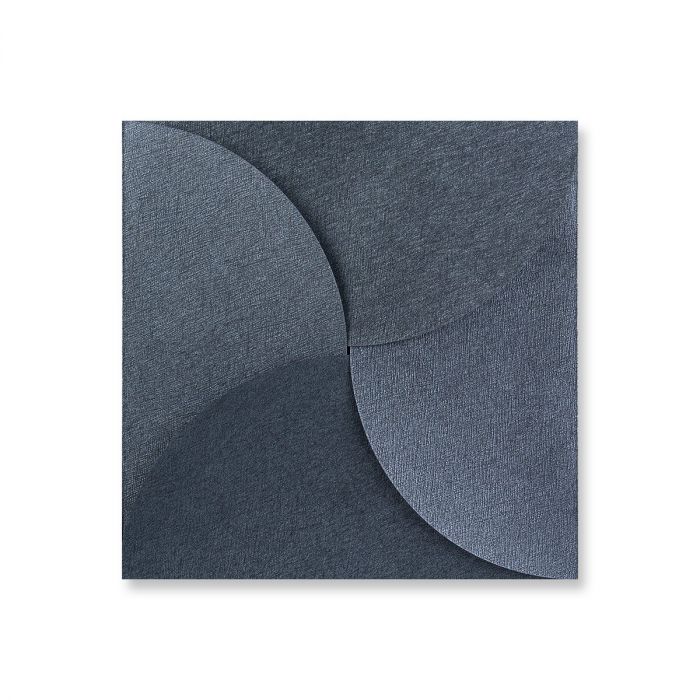 Envelope Pouchette - Mid Grey Brocade - 145x145mm