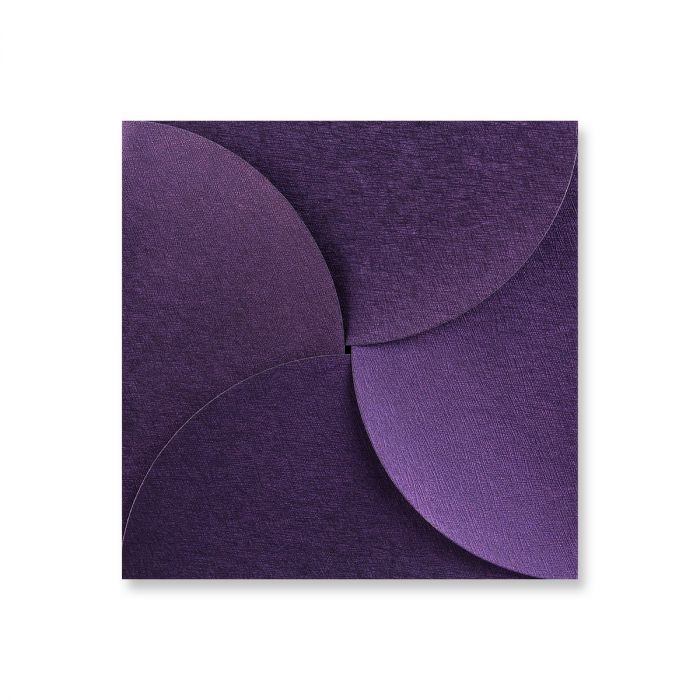 Envelope Pouchette - Violet Brocade - 145x145mm