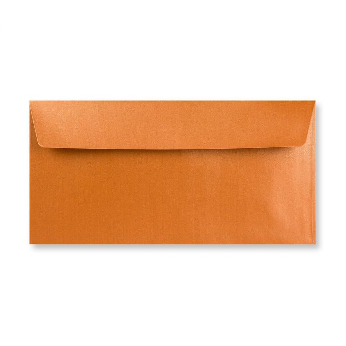 Envelope - Orange Pearlescent - DL - 110x220mm