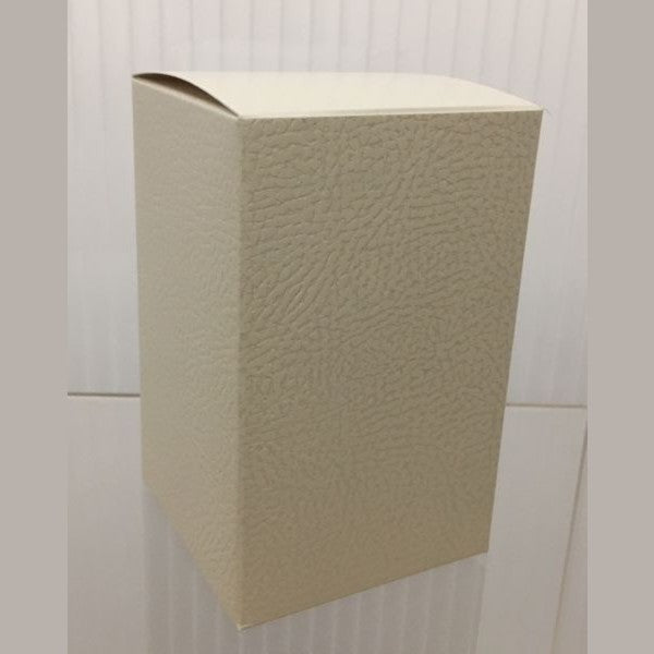 Box - White Leather - 80X80X180cm