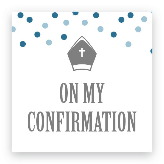 Tags Square Fill-in - Confirmation - Spots - Silver