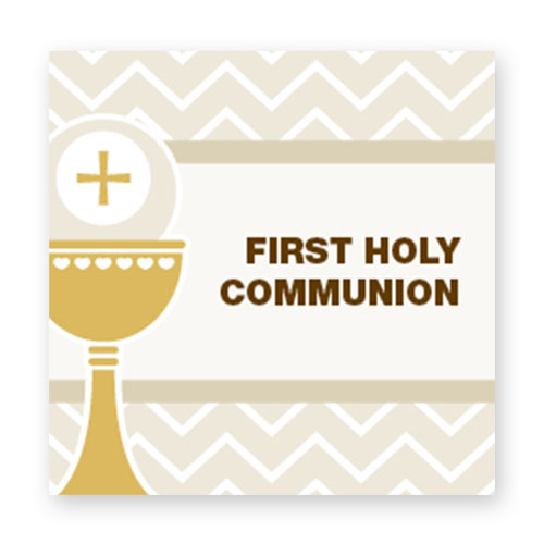 Tags Fill-in - Holy Communion - Chalice with Chevron Design