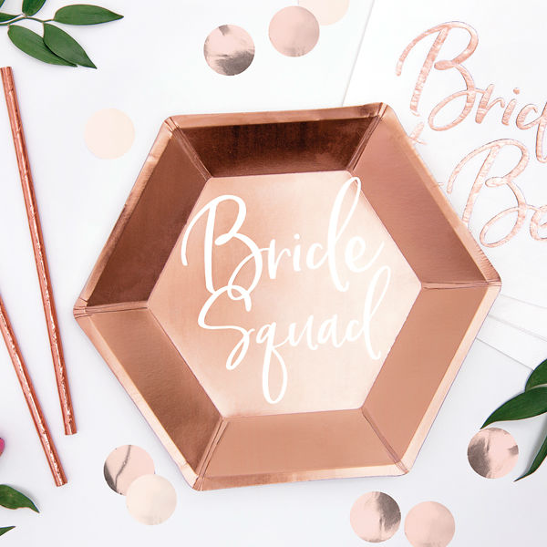 Lunch Plates - Bride Squad - 6pk