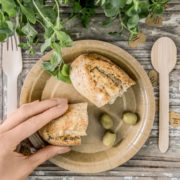 Dessert Plates - Kraft - 6pk