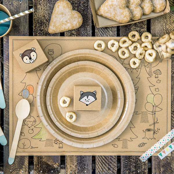 Dessert Plates - Kraft - 6pk