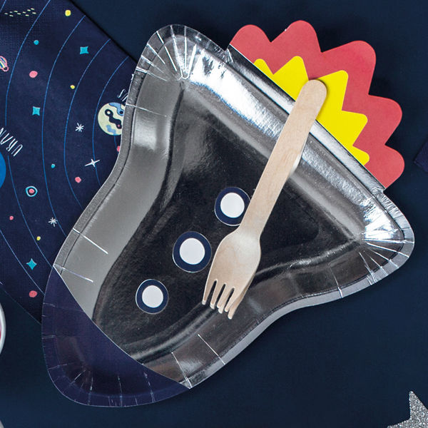Lunch Plates - Space Theme - 6pk