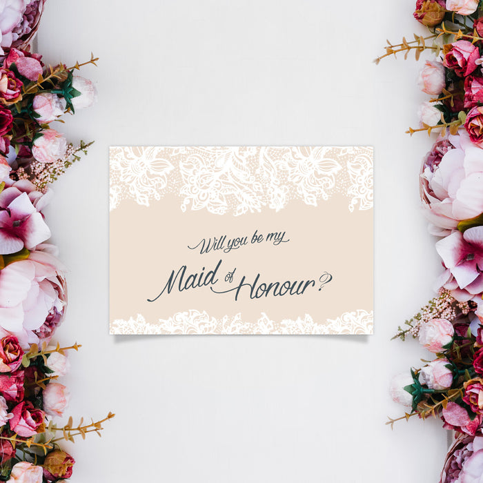 Proposal Card - Maid of Honor