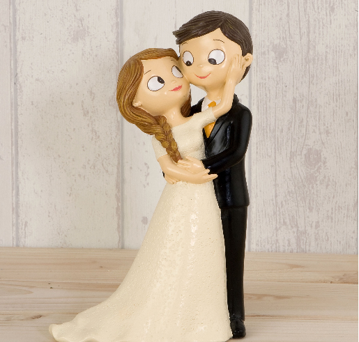 Caress Wedding Couple Figurine