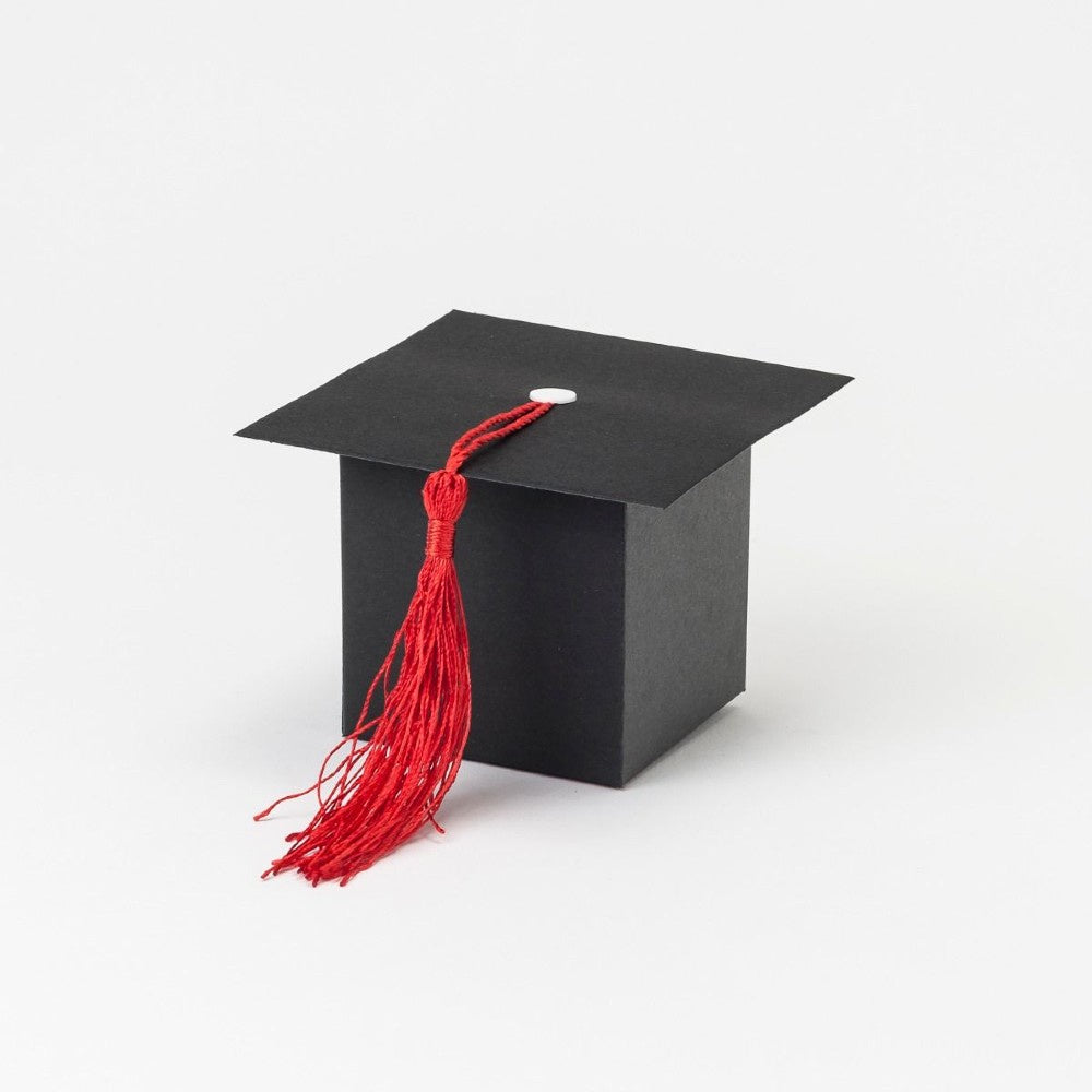 Box - Graduation Hat - 9x6x9cm — Bow & Ribbon