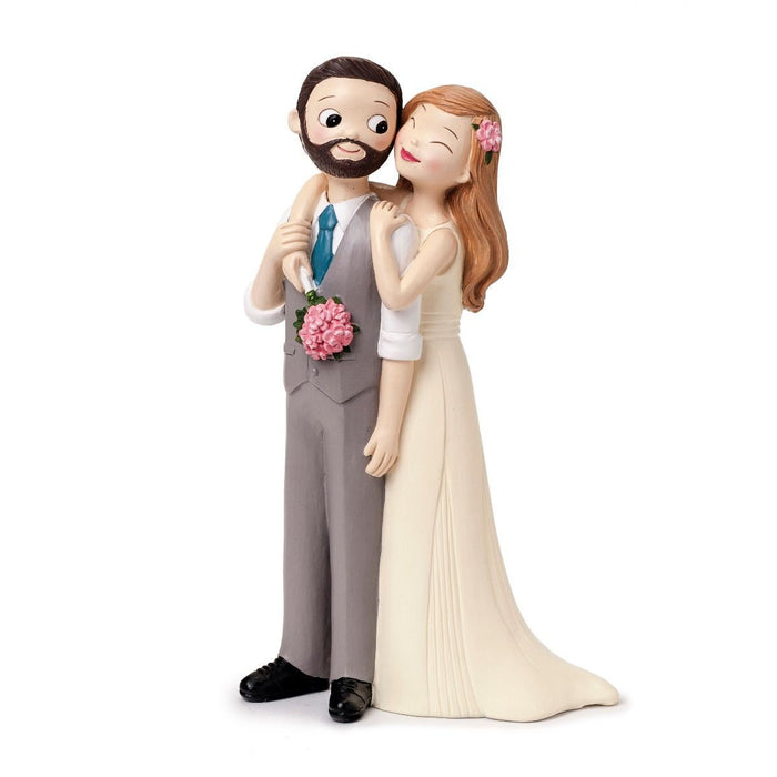 Cake Topper Pop&Fun Groom with Beard and Vest - 21cm