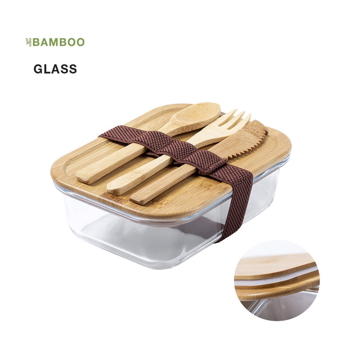 Bamboo & Glass Lunch Box