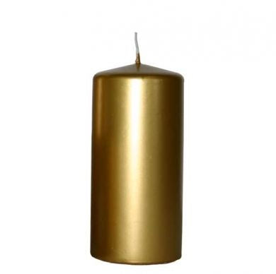 Chapel Candle - Gold -  200x70mm