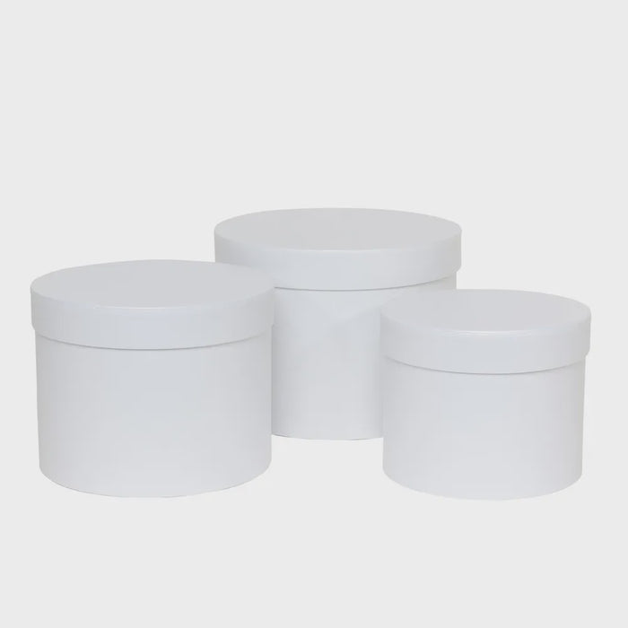 White Hat Box - 3 sizes