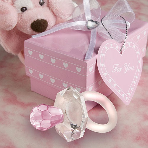 Crystal Pink Pacifier