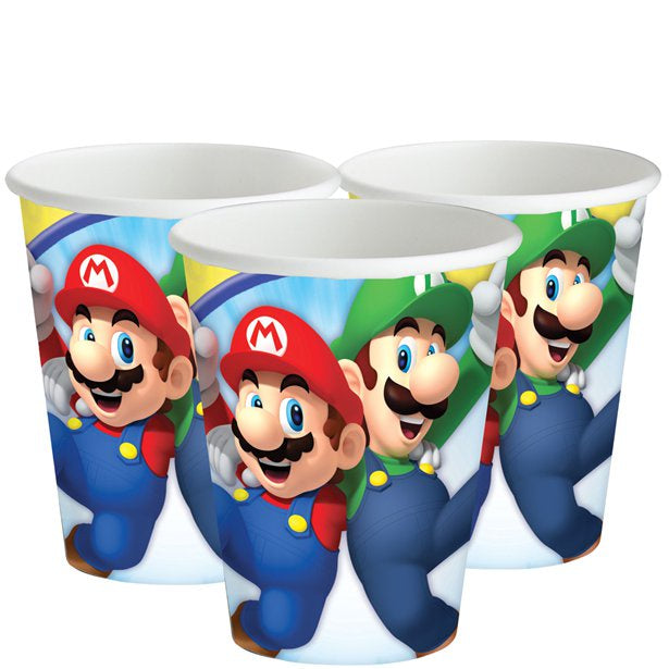 Party Cups - Super Mario - 8pk