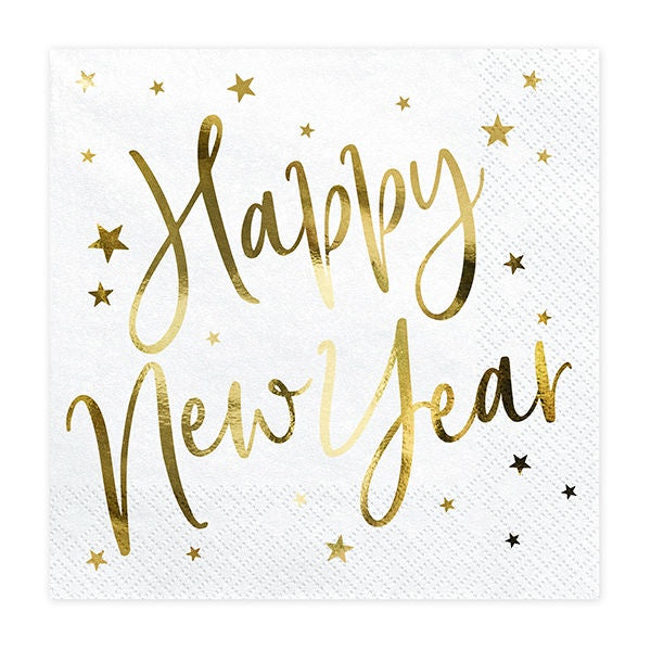 Lunch Napkins - Happy New Year - 20pk